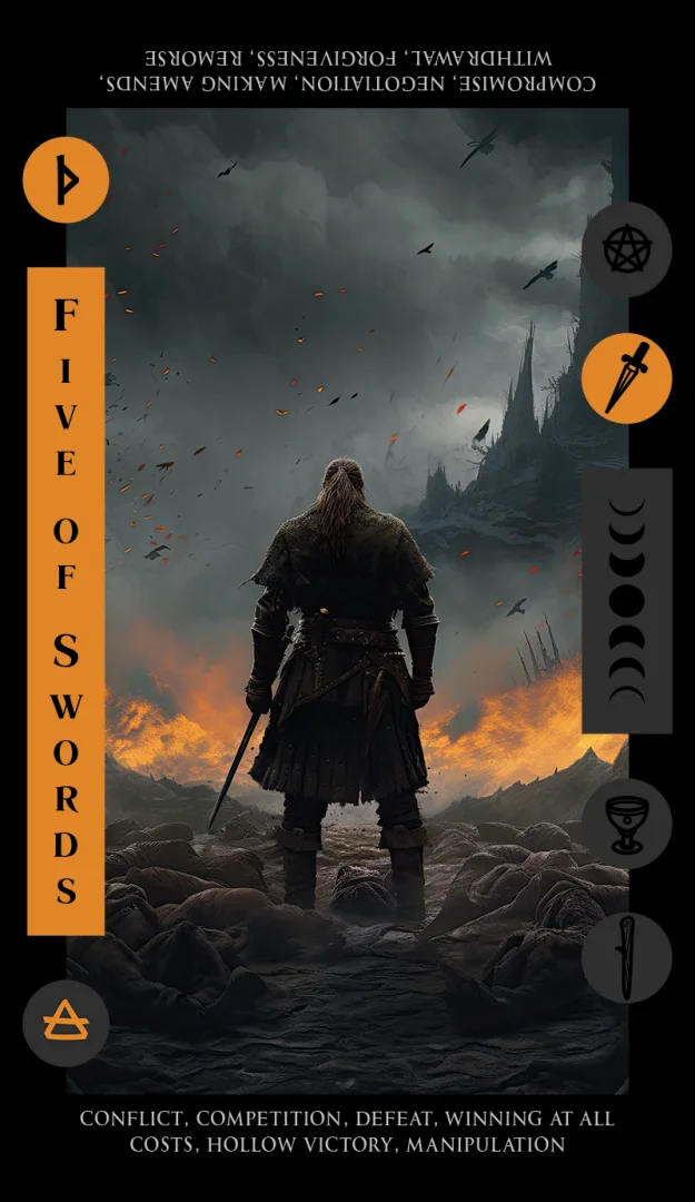 Tarot card 2 created using GPT and MidJourney
