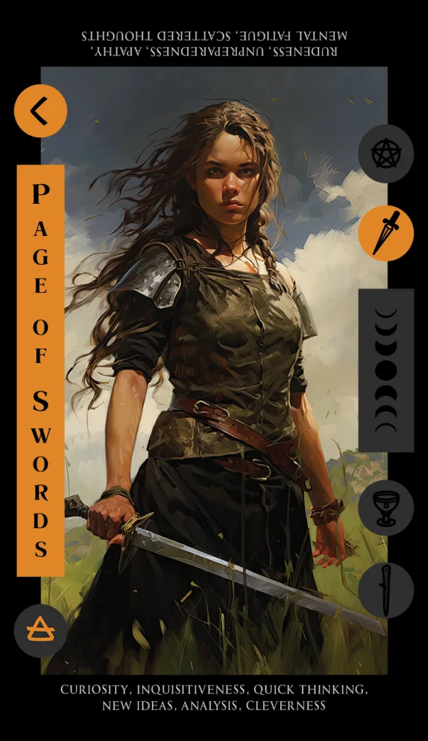Tarot card 6 created using GPT and MidJourney