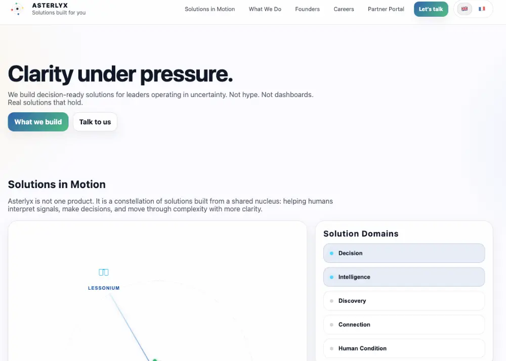 Asterlyx website preview